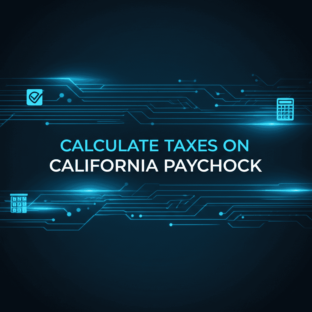 calculate taxes on California paycheck
