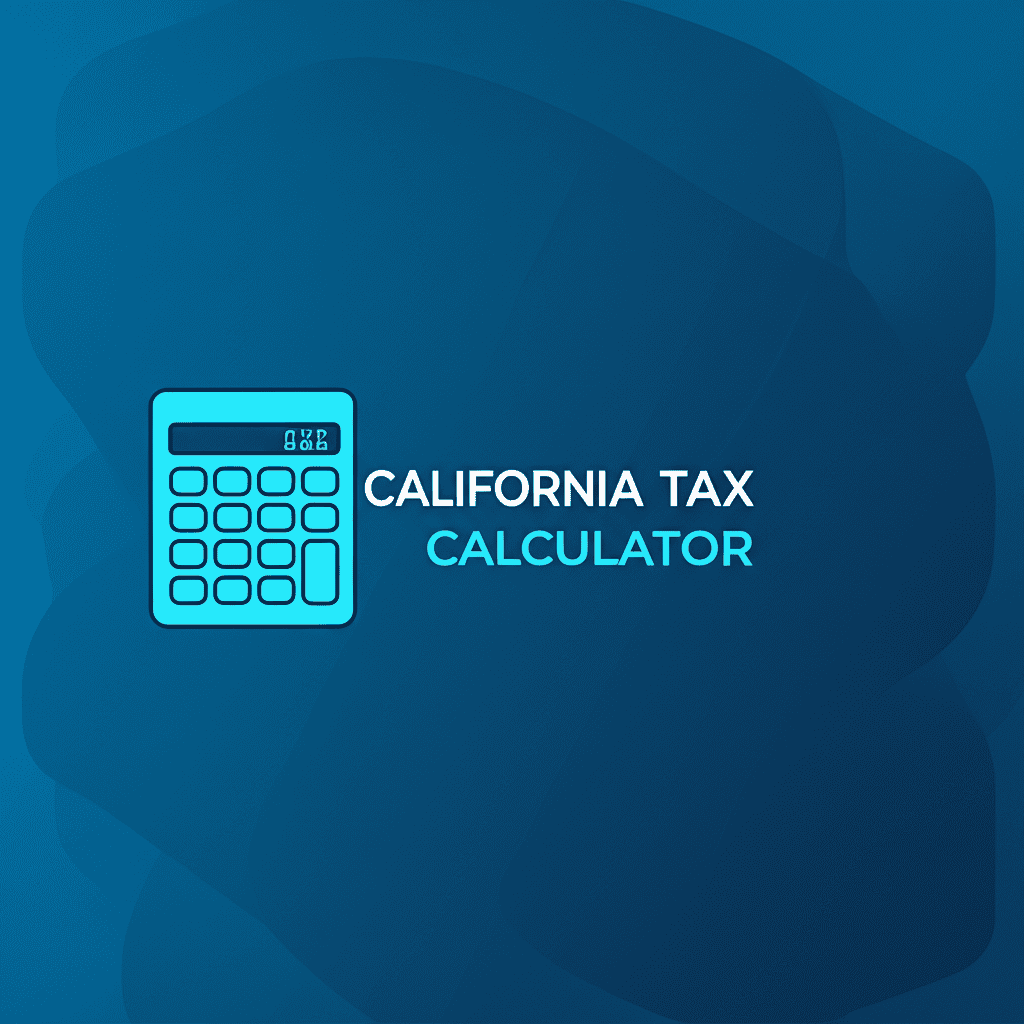 California Tax Calculator showing tax deductions from gross pay.