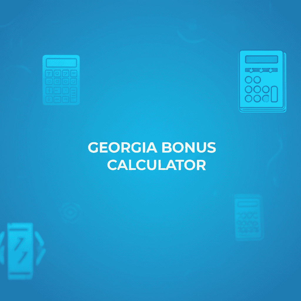 Georgia Bonus Calculator estimating net bonus earnings