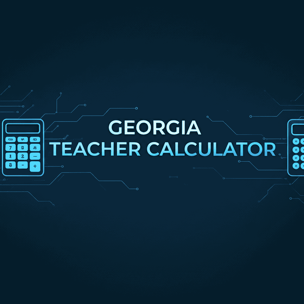 Georgia teacher using a calculator