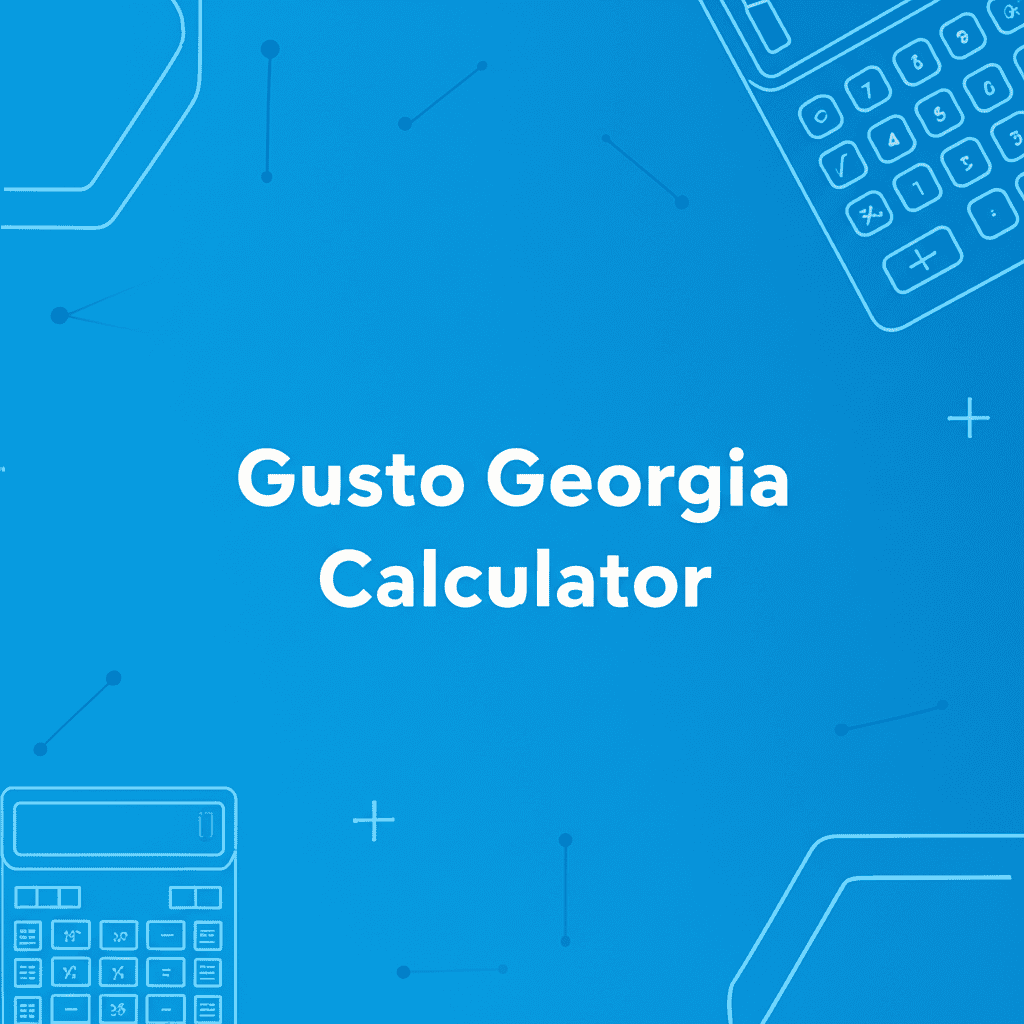 Gusto Georgia Calculator Interface