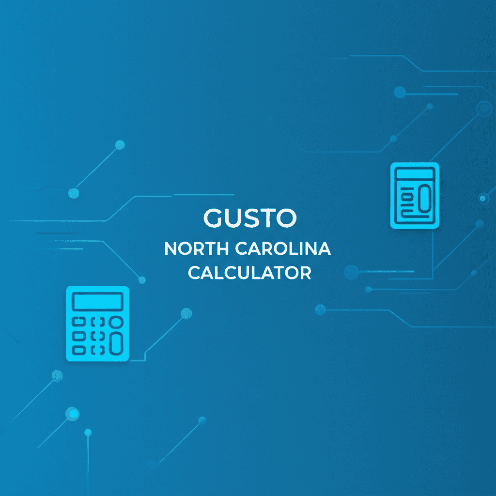 Gusto North Carolina Paycheck Calculator Screenshot
