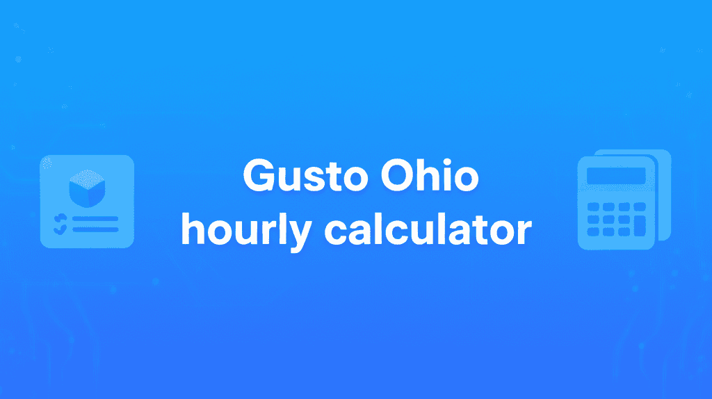 Gusto Ohio Hourly Calculator
