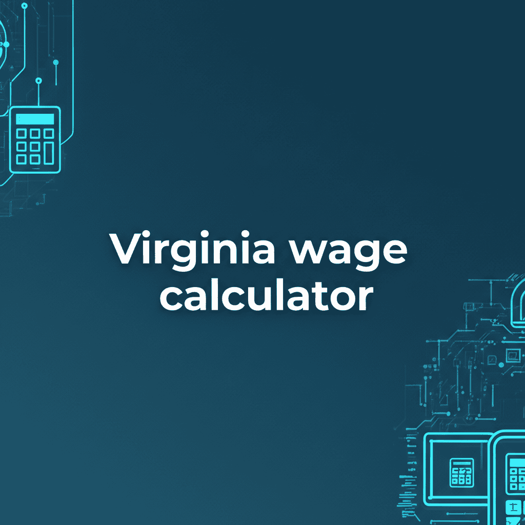 Virginia Wage Calculator Interface