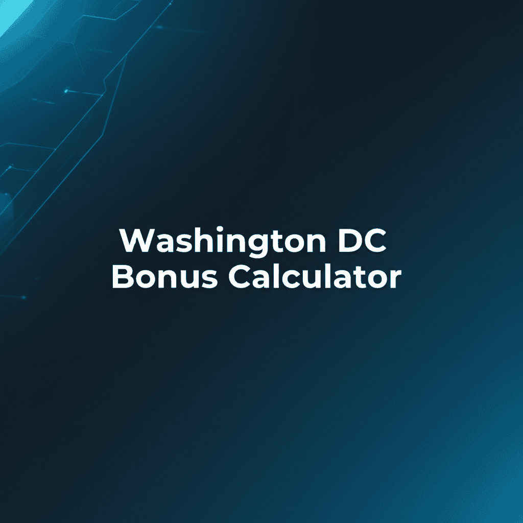 Washington DC Bonus Calculator